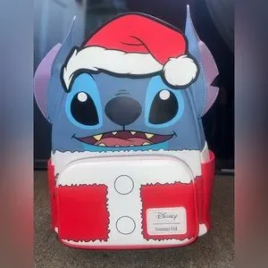 Loungefly | Bags | Lilo Stitch Holiday Santa Stitch Mini  display picture 2
